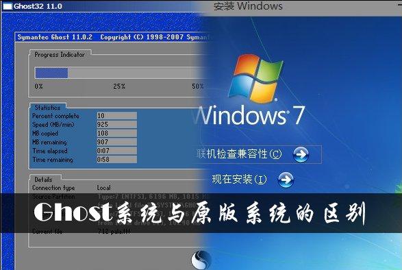 ghost系统和正版系统的区别