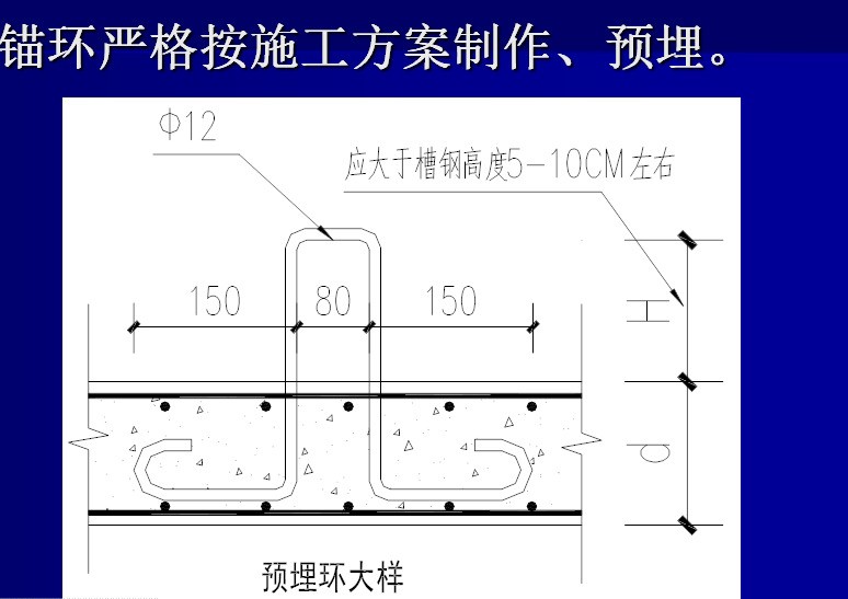 悬挑卸料平台楼面预埋环应当用多大的圆钢