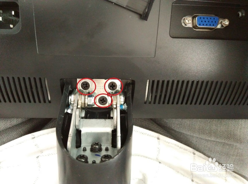 联想ls2014wd显示器拆机图解