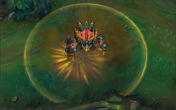 英雄联盟石头人无畏号皮肤有特效吗?