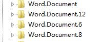 右键新建word肿么变成了“新建 Microsoft Word 97 - 2003 Document.doc”