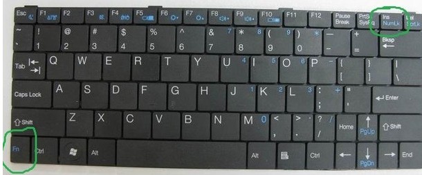sony的手提电脑为何字母键盘打出来是数字?
