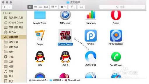 macbook pro肿么拍照 我搜索了Photo Booth 但是不能用