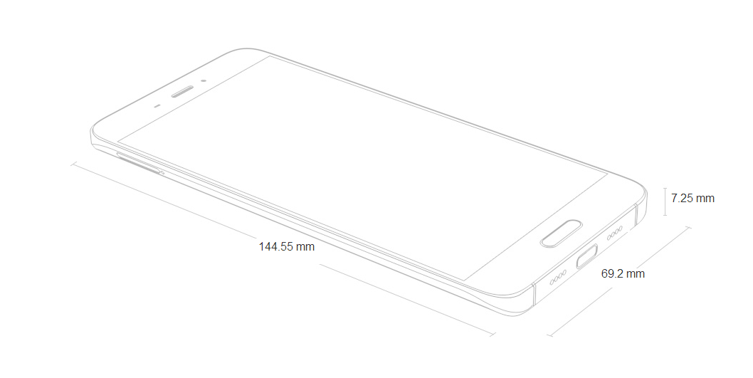 小米5手机整机长宽高各多少厘米呢?