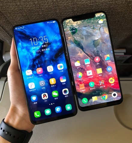 vivo nex和iPhoneX对比