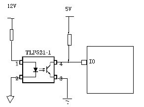 12v控制p521光耦的开关