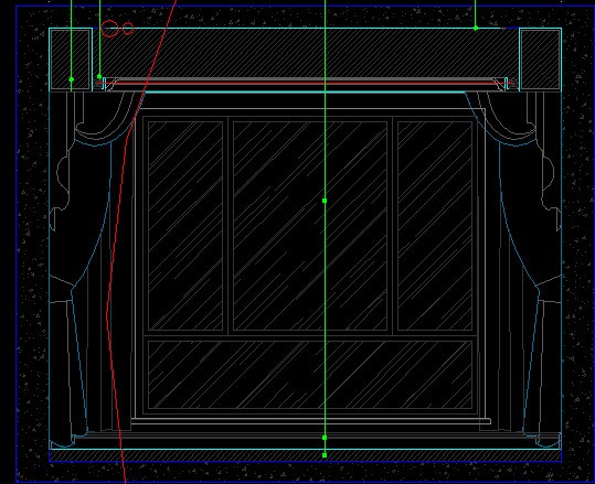 CAD 建筑立面图 窗户规格