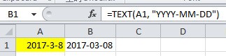 在EXCEL中,我需要把日期跟文字合并,但日期的格式会变成数字怎么办?