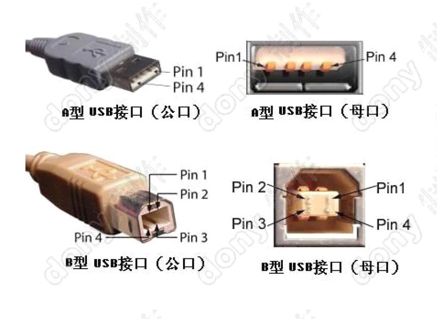 usb5v供电是哪两条线