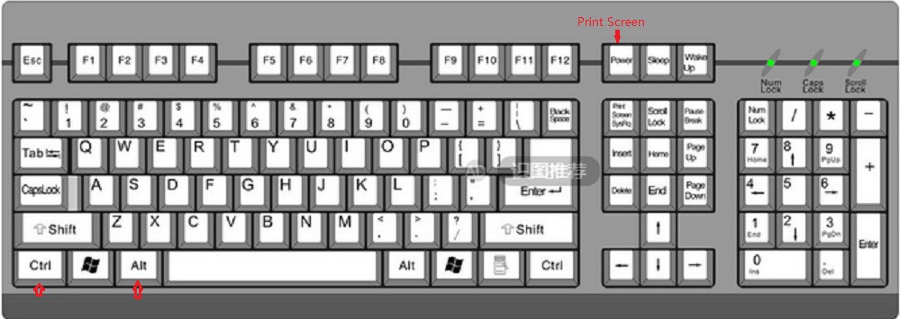 怎么样用键盘截屏?