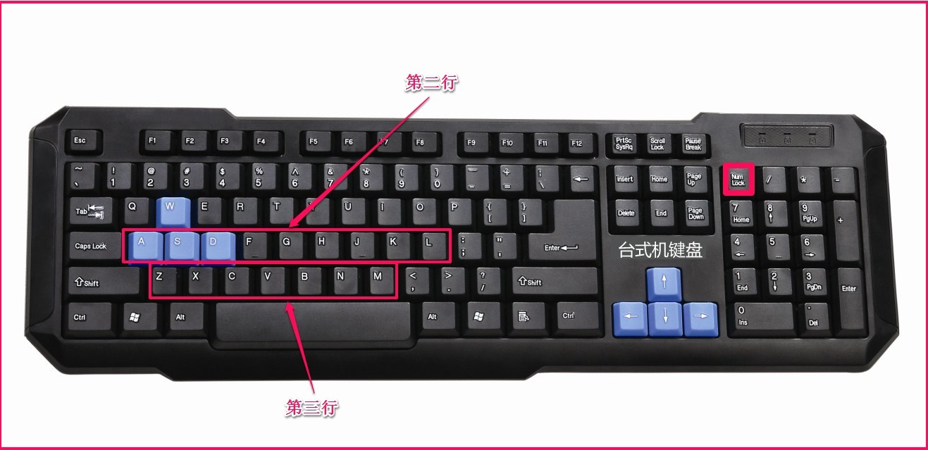 高清键盘按键图大图