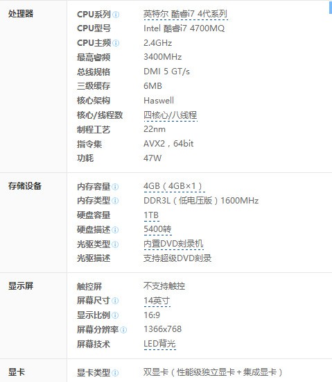 联想y410p-ifi(L) 有几个存储空间插槽?还有就是最大支持多大存储空间?