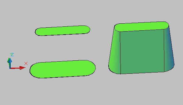 三维CA孔D画圆台