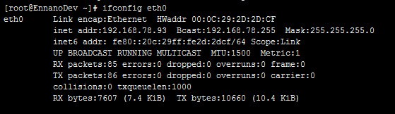 linux 重启网卡 Device eth0 has different MAC address than expected, ignoring 怎么解决