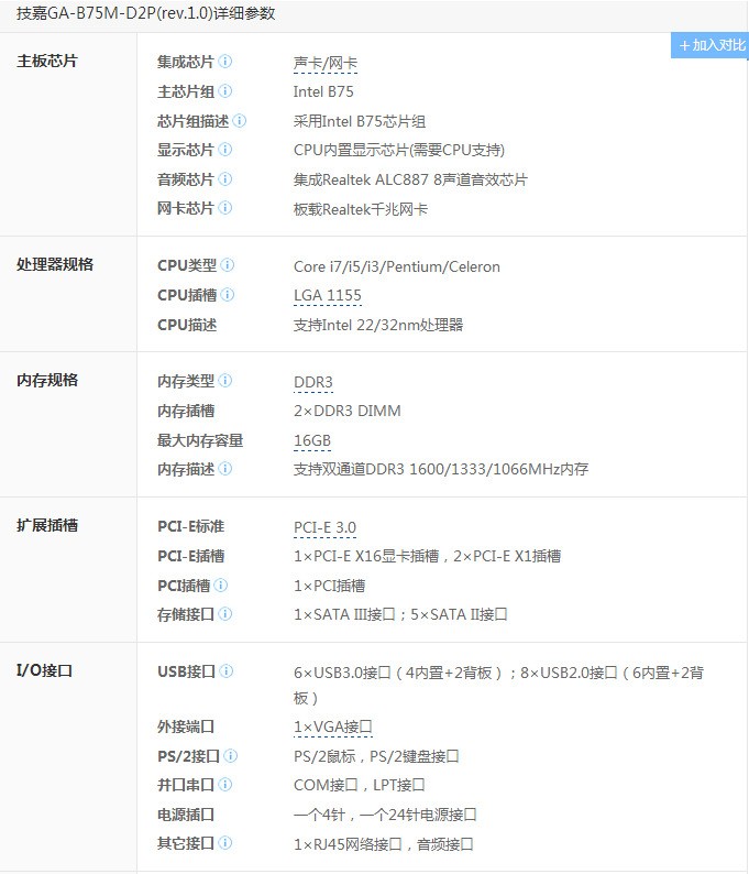 技嘉B75M-D2P和技嘉B75M-D3V哪个更好