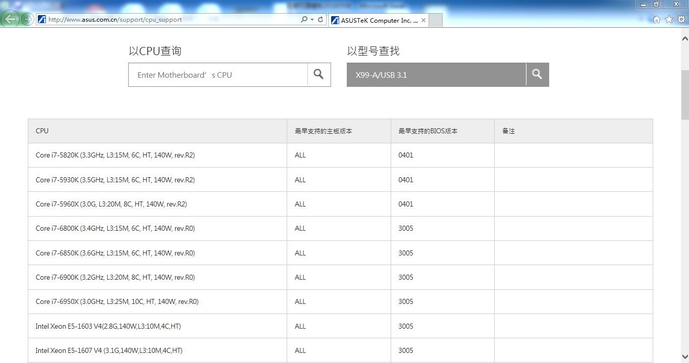 华硕x99-a/usb 3.1 主板装哪个型号cpu最好