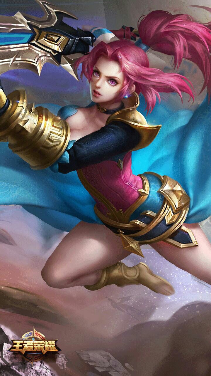 求王者荣耀花木兰的舞剑者皮肤的最新版高清原画