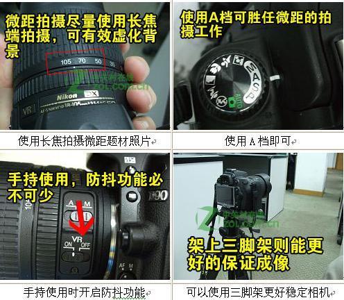 尼康D90怎么拍微距