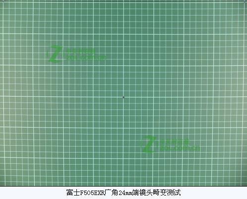 富士F505EXR镜头畸变怎么样