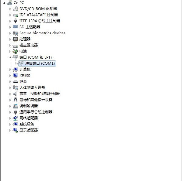 笔记本com端口无法安装驱动程序