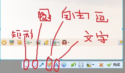 电脑上图片上重点圈出肿么画圈