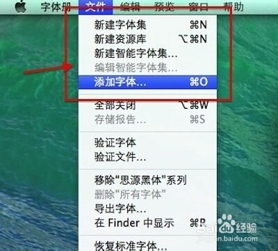 Mac系统中怎样安装字体