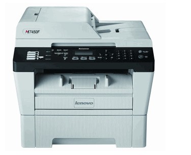 联想M7450F打印机屛幕只显示英文怎么处理