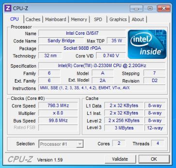 Intel酷睿i3 2100的CPU介绍