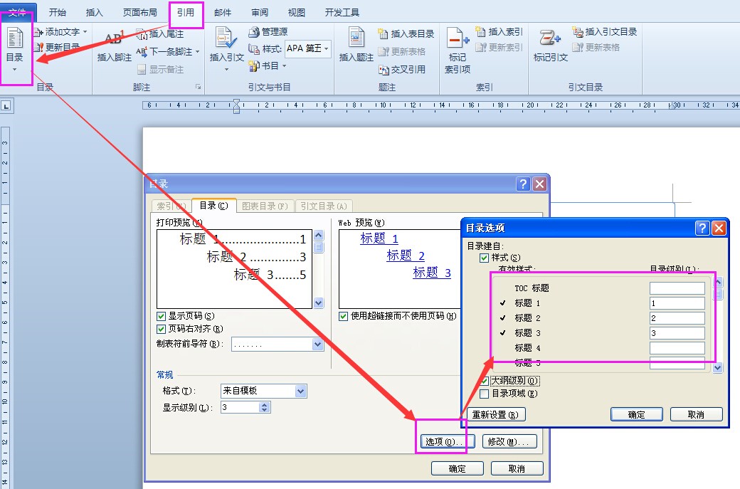 word肿么看目录是几级标题