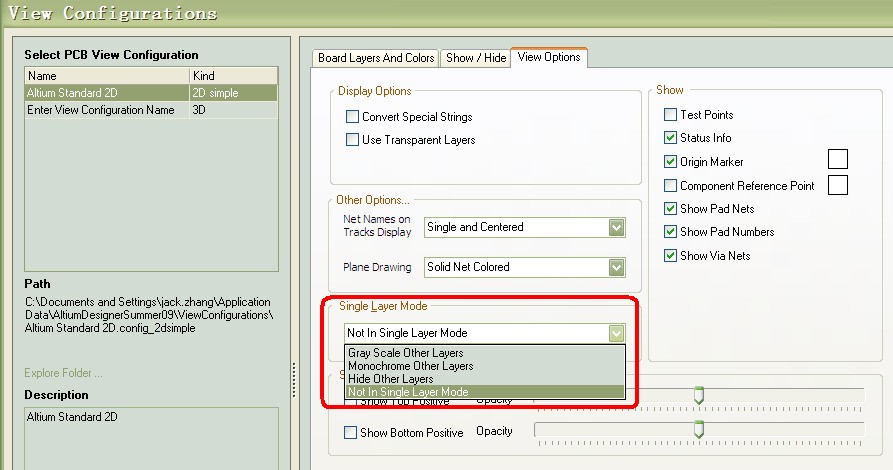 altium designer 怎样设置不显示过孔的阻焊层呢?