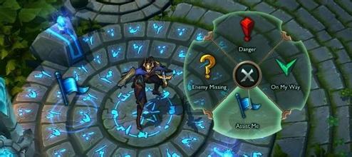 英雄联盟肿么标记在路上