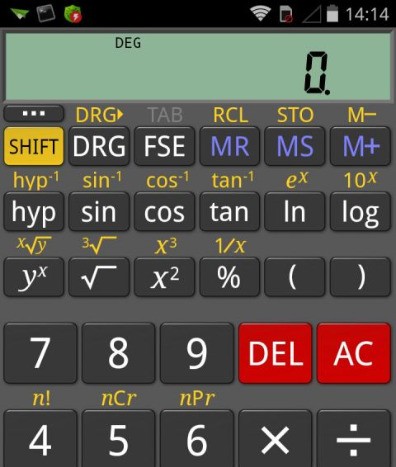 肿么用oppo手机计算器算开n次方