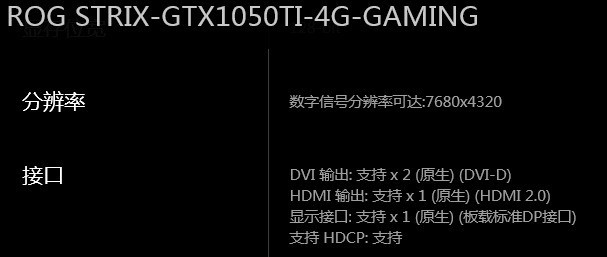 华硕ROG STRIX GTX1050Ti可以带动2K的显示屏吗?