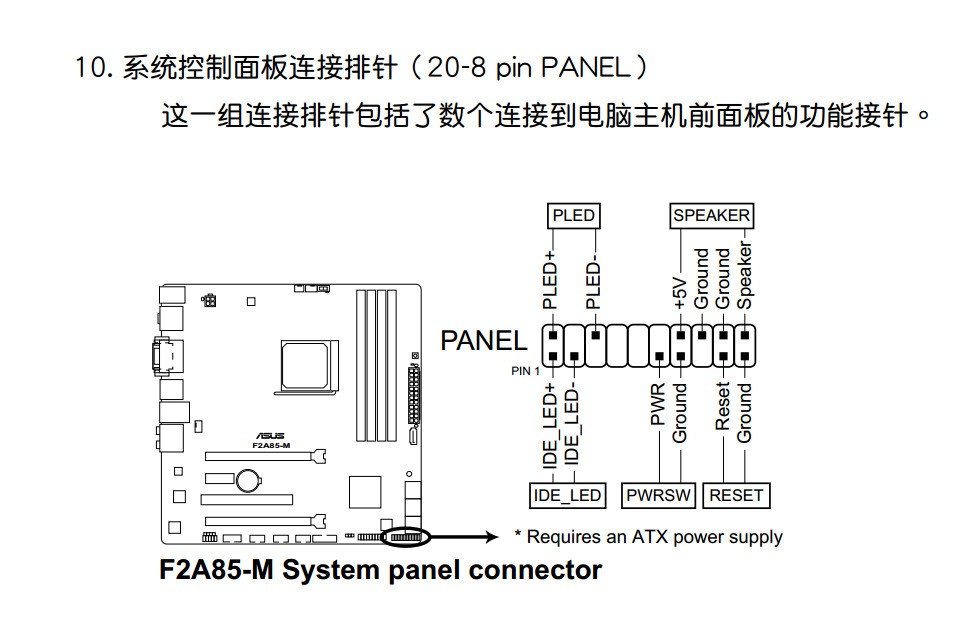 华硕p5kpl主板接线图图片