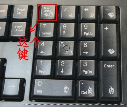 电脑键盘右边一按数字就走出网页是为什么