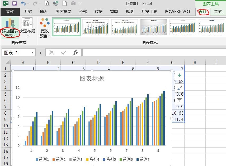 怎样设置excel柱状图的网格线