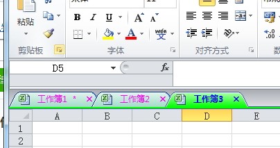 excel中要同时显示几个工作表但要使用同一工具栏怎样设置