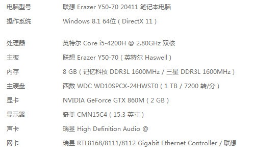 电脑是联想y50显卡是gtx860m求大神叫我怎样设置n卡驱动把性能最大化