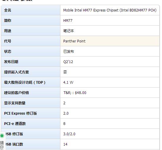 hm77主板自带的是什么显卡,