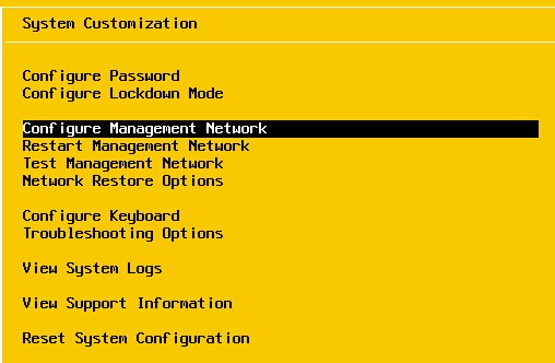 esxi5.5配置多网卡,一块千兆网卡,一块光纤网卡,配置两个IP该怎么配置