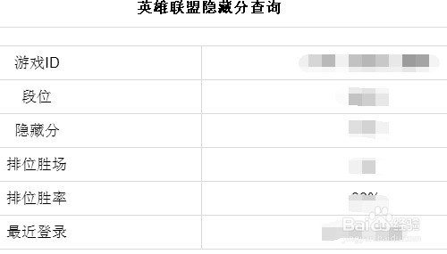 怎么查看英雄联盟隐藏分