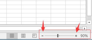 excel表格比100%很小怎样设置?
