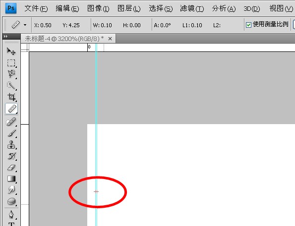 photoshop如何得到隨意两个参考线之间的精确距离，精确到cm后你先军沿在死微毛4位！