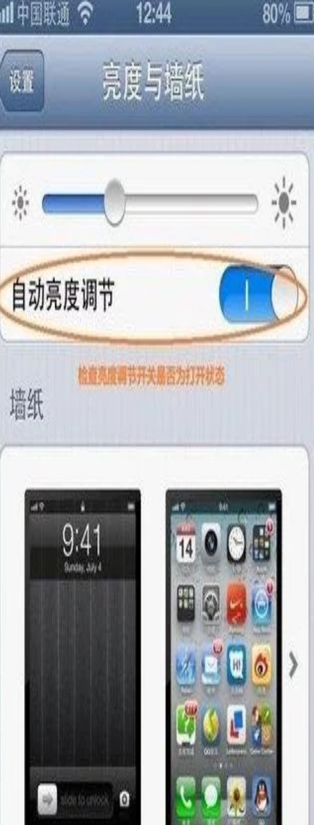 我的iphone6手机亮度没法自动调节亮度了，是什么情况？