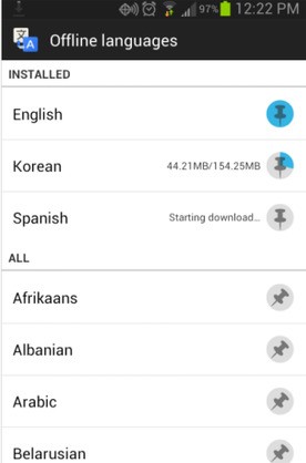 红米手机谷歌翻译离线语言包怎么放到外置存贮