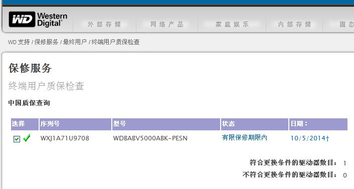 刚买了西部数据(WD)Elements Desktop3.5英寸移动硬盘2TB,但是硬盘检测没法查出序列号,这是为什么?