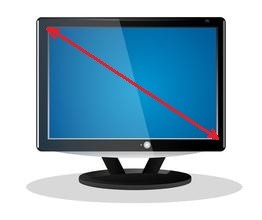 电脑屏幕尺寸怎么算