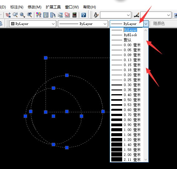 CAD打印线条太粗、线条颜色设定