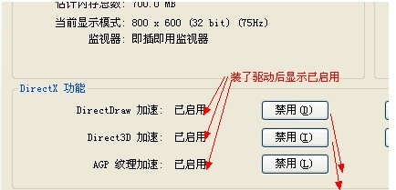 windows7中DirectX加快被禁用,怎么开启?