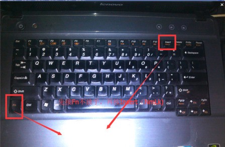 联想笔记本电脑数字键按出来的是符号,怎么改正?
